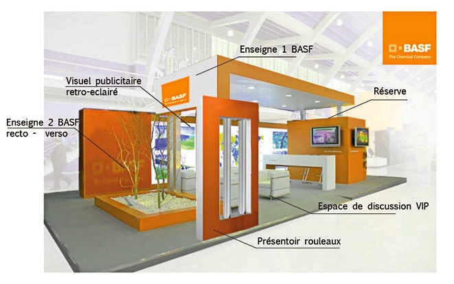 Agencement du Stand BASF